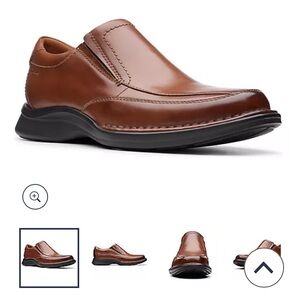 Clarks Collection Men's Leather Slip-Ons Shoes